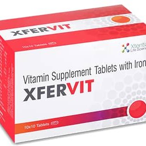 Vitamin Supplement Tablets with Iron XFERVIT